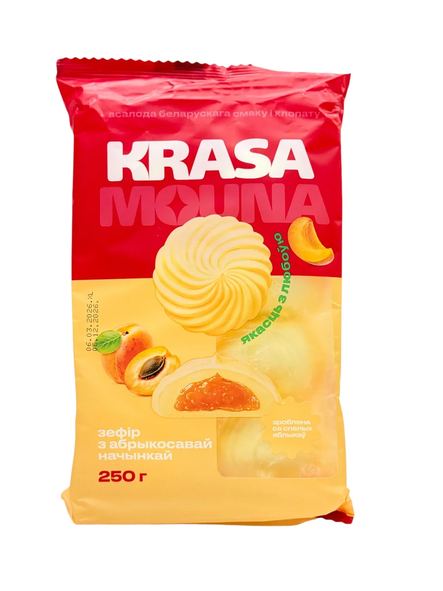 Зефир с абрикосовой начинкой 250 г/16