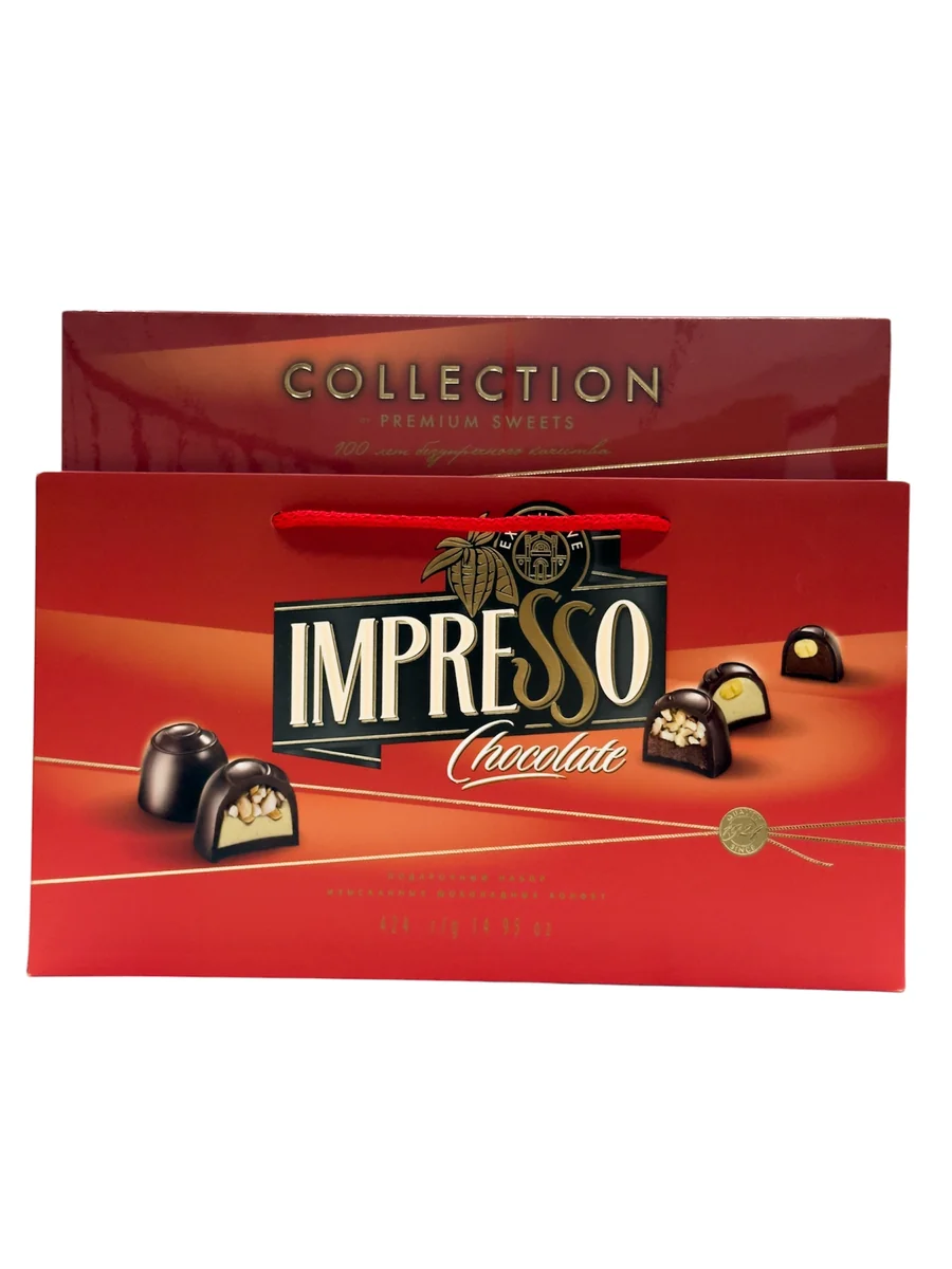 Набор шоколадных конфет Impresso Premium (Красный)