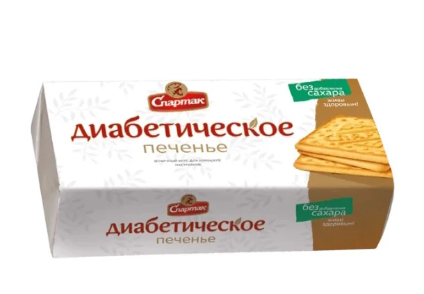 Печенье диабет "Спартак" с сорбитом 100гр/37