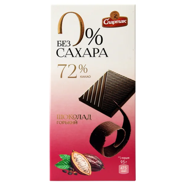 Шоколад горький Без сахара 95г/20