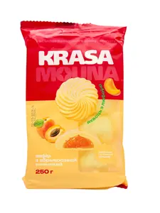 Зефир с абрикосовой начинкой 250 г/16