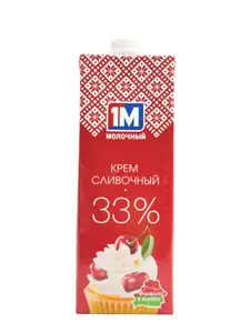 Крем сливочный ультрапаст 33% ТБА (Молочный гостинец) 1л/12