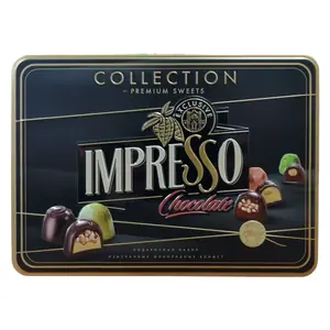 Подарочный набор шоколадных конфет Impresso Premium (Жестяная банка)