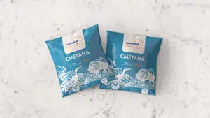 Сметана, жир 22%, 200г/12