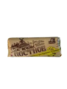 Печенье "Постное" с кунжутом и льном 220г/24