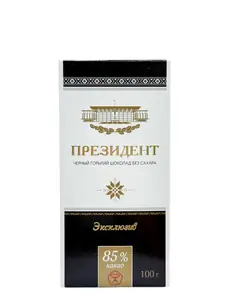 Президент горький 85% 100г/20