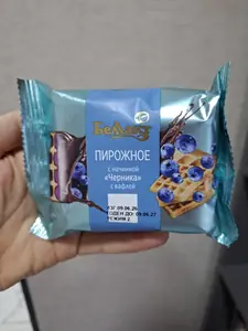 Пирожное с творогом "Черника" 23% 100г/20